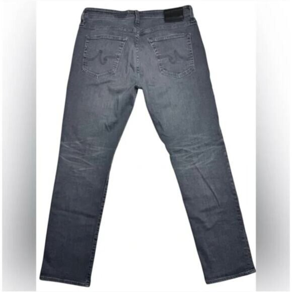 AG Adriano Goldschmied Everett Slim Straight Jean Men’s 36 Gray Denim Jeans - Picture 4 of 9